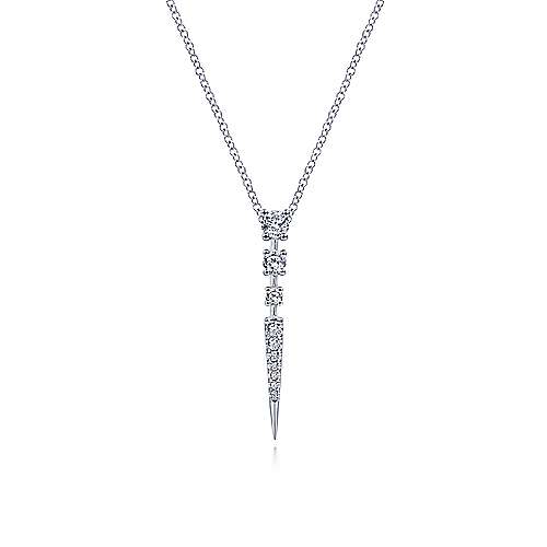 Gabriel-14K-White-Gold-Diamond-Spike-Pendant-Necklace~NK6187W45JJ-1