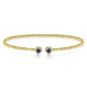 Gabriel-14K-Yellow-Gold-Bujukan-Bead-Split-Cuff-Bracelet-with-Sapphire-and-Diamond_BG4122-65Y45SA-1