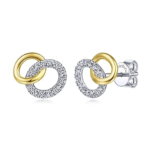 Gabriel-14K-Yellow-White-Gold-Interlocking-Links-Diamond-Stud-Earrings_EG13664M45JJ-1